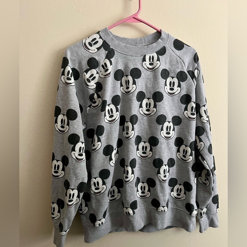 Women’s Mickey Mouse Print Sweatshirt